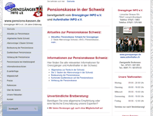 Tablet Screenshot of pensions-kassen.de